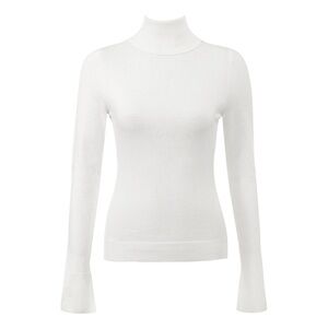 House of CB white cotton turtleneck